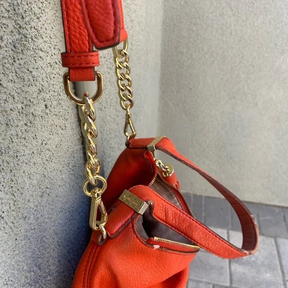 Orange Michael Kors shoulder bag - Picture 6 of 8